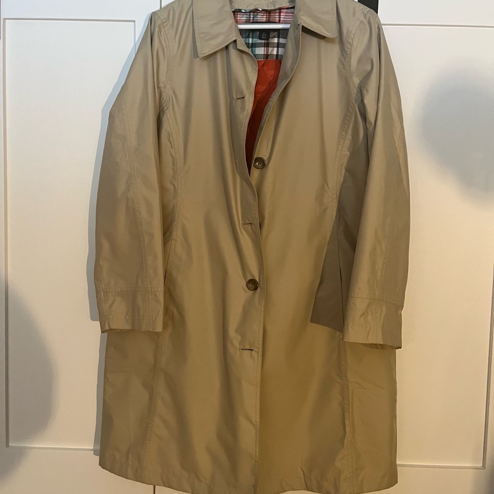 Lands End Overcoat with zip out liner